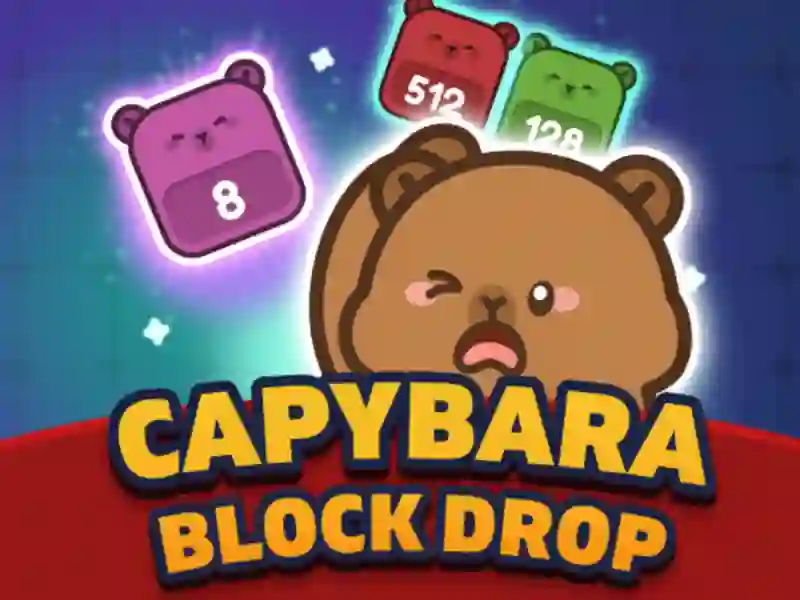 遊戲Capybara Block Drop在線