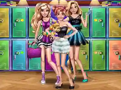 遊戲Princesses College Day在線