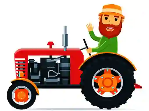 遊戲Cartoon Farm Traktors在線