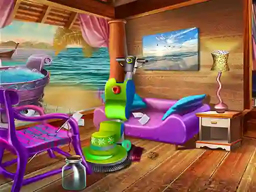 遊戲Beach House Cleaning在線