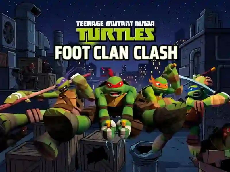 遊戲Teenage Mutant Ninja Turtles Foot Clan Clash在線