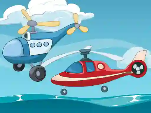 遊戲Funny Helicopter Memory在線