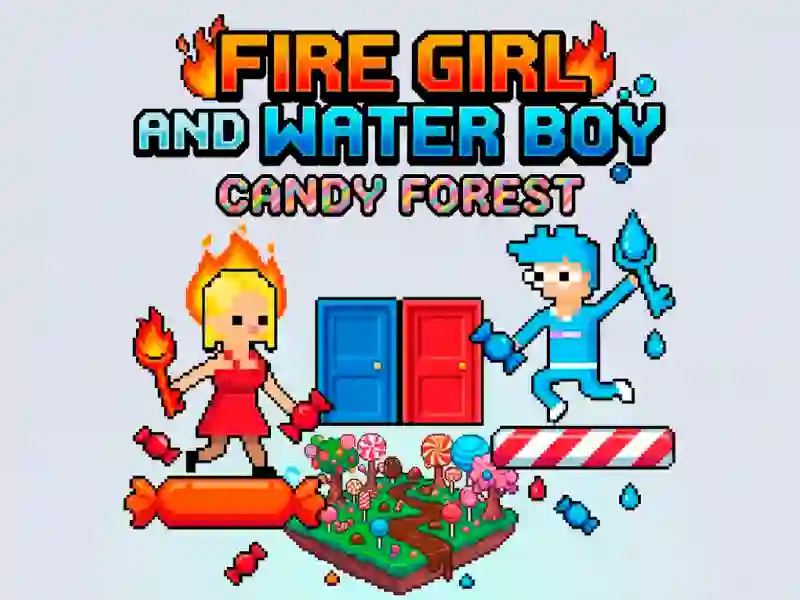 遊戲Fire Girl and Water Boy Candy Forest在線