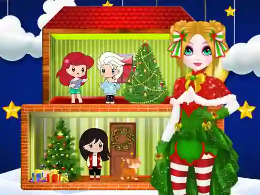 遊戲Christmas Puppet Princess House在線