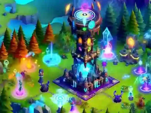 遊戲2D Fantasy Tower Defence在線