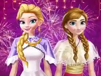 遊戲Ellie and Annie New Year Eve Party在線