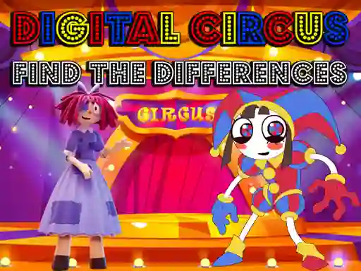 遊戲Digital Circus Find The Differences在線