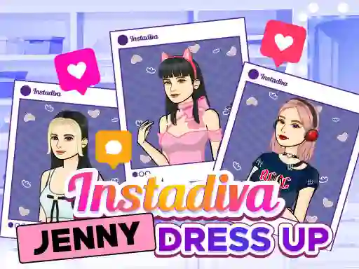 遊戲Instadiva Jenny Dress Up在線