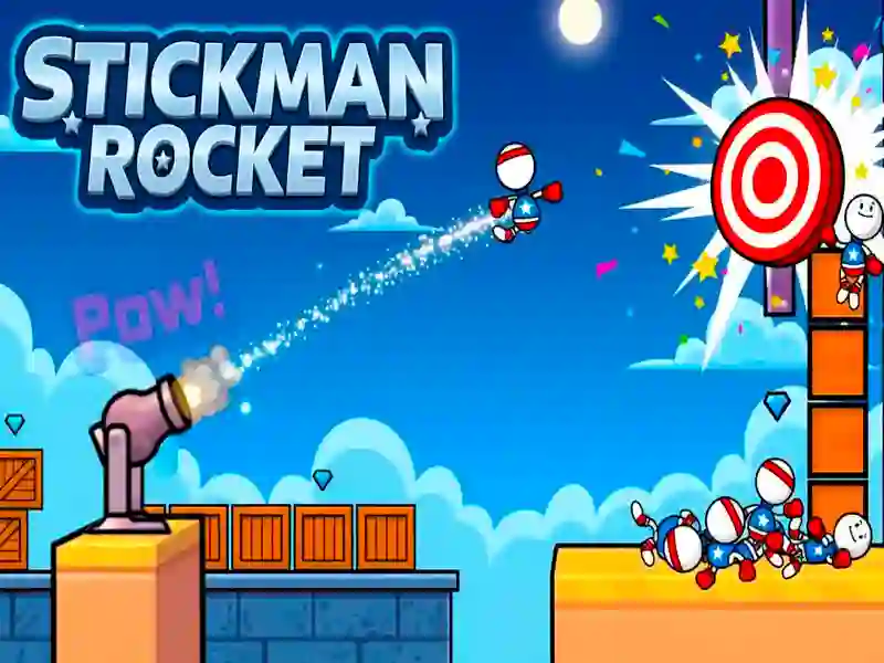 遊戲Stickman Rocket在線