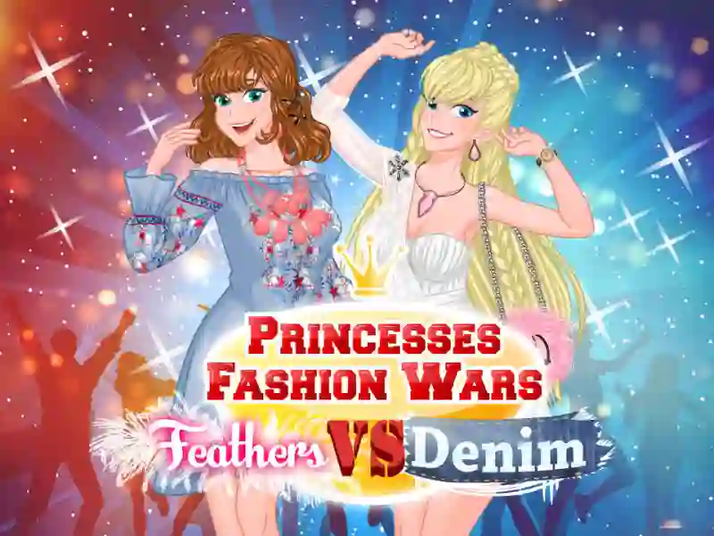 遊戲Princesses Fashion Wars Feathers VS Denim在線