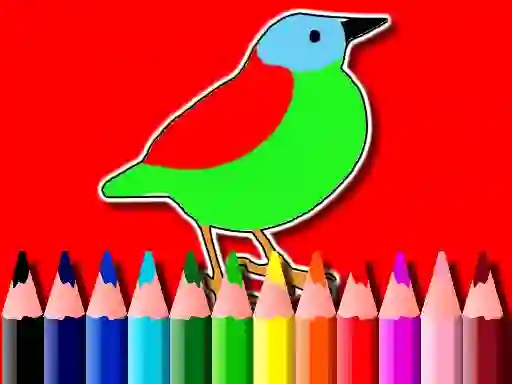遊戲Back To School: Birds Coloring Book在線