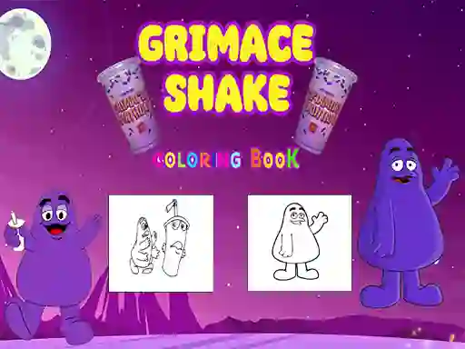 遊戲Grimace Shake Coloring book在線
