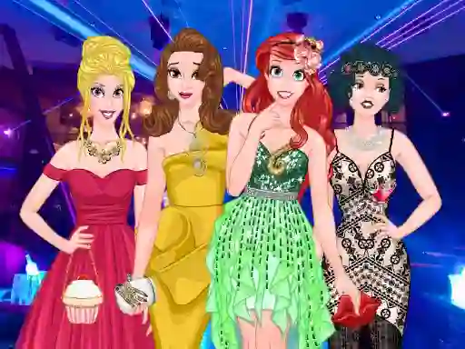 遊戲 Princesses Graduation Party Night在線
