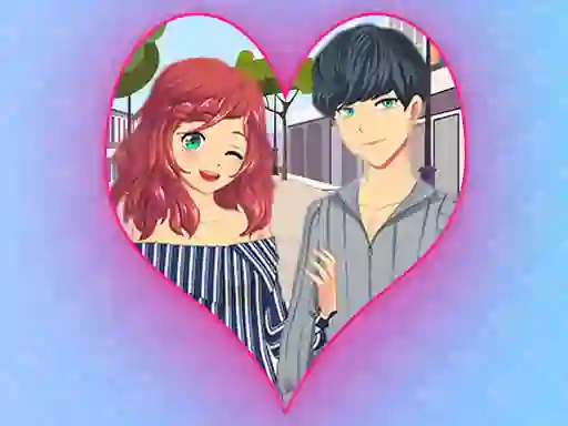 遊戲Romantic Anime Couples Dress Up Game在線