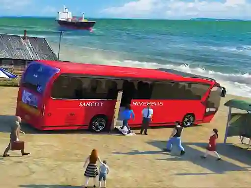 遊戲Water Surfer Bus Simulation Game 3D在線