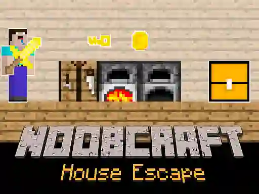 遊戲Noobcraft House Escape在線