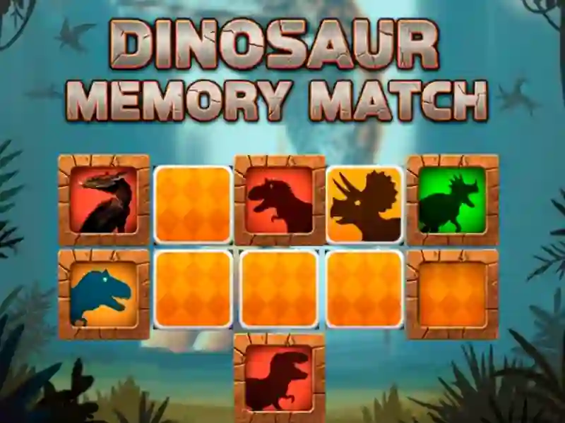 遊戲Dinosaur Memory Match在線