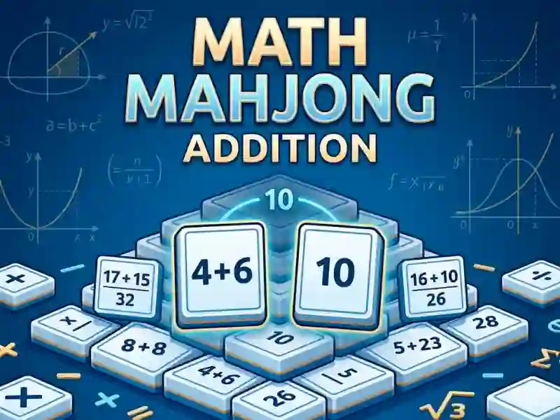 遊戲Math Mahjong Addition在線