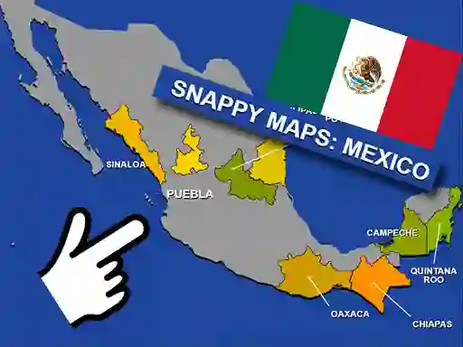 遊戲Scatty Maps Mexico在線