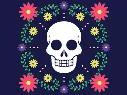 遊戲Colorful Skull Jigsaw在線