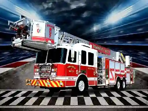 遊戲Fire Trucks Puzzle在線