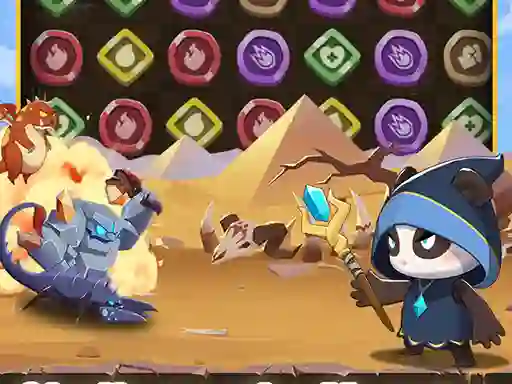 遊戲Legend of Panda Match 3 & Battle在線