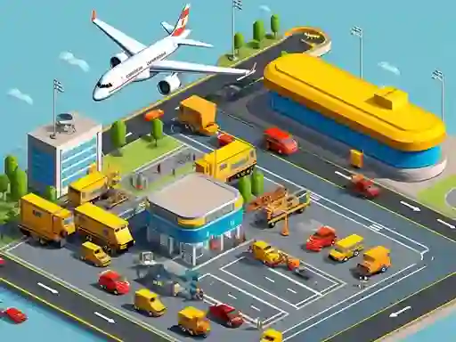 遊戲Taxi Empire Airport Tycoon在線