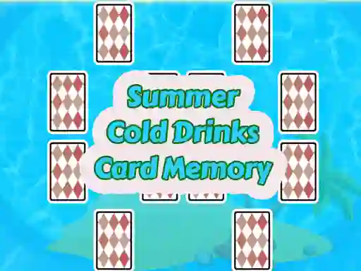 遊戲Summer Cold Drinks Card Memory在線