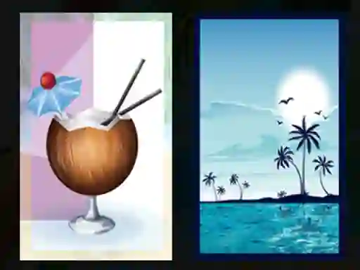 遊戲Beach Cocktails Memory在線