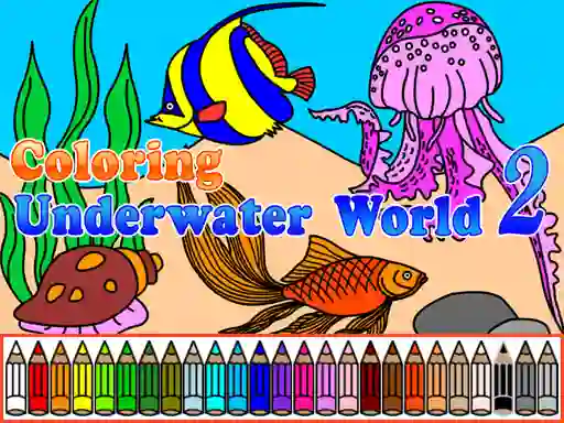 遊戲Сoloring Underwater World 2在線