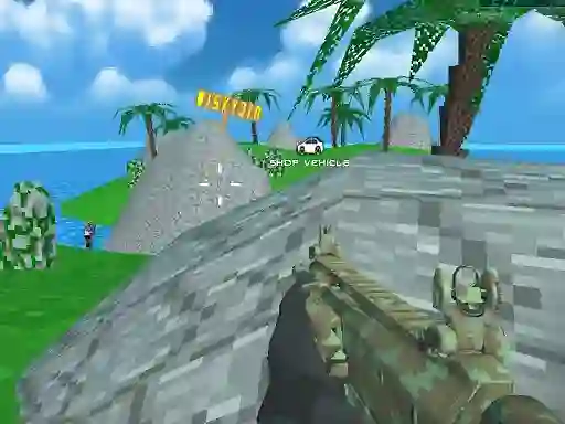遊戲Blocky Combat SWAT Desert Storm Zombie在線