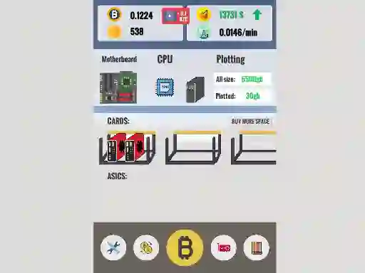 遊戲Bitcoin Clicker在線