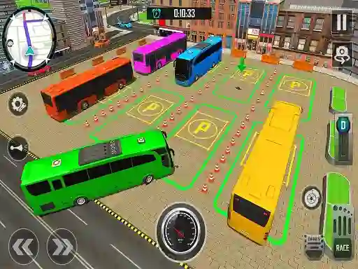 遊戲Bus City Parking Simulator在線