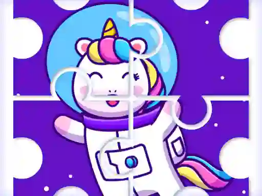 遊戲Cute Rainbow Unicorn Puzzles在線