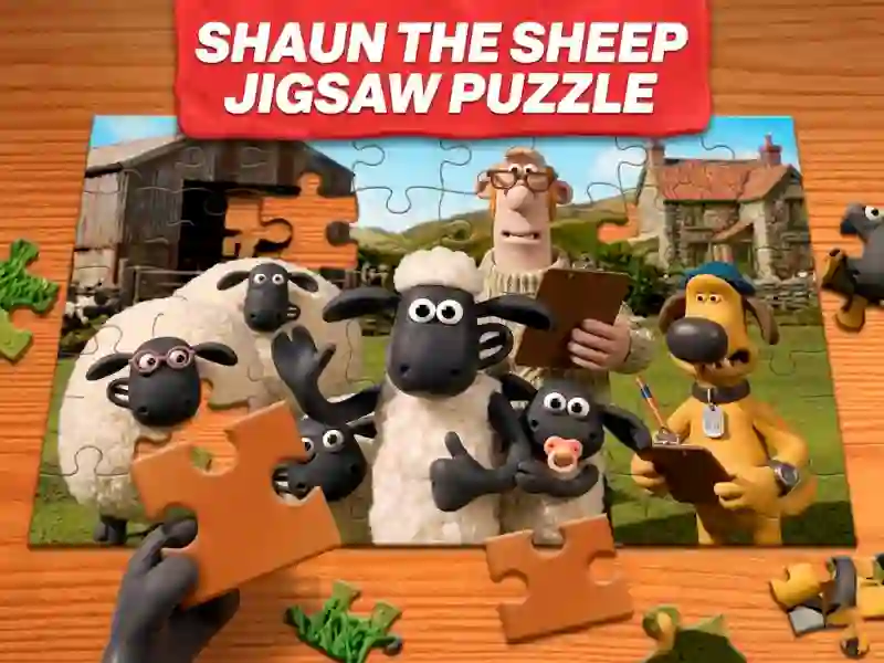 遊戲Shaun the Sheep Jigsaw Puzzle在線
