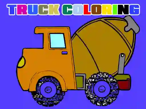 遊戲Trucks Coloring Book在線