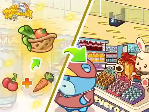 遊戲Hippo Supermarket在線