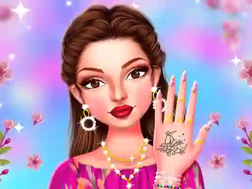 遊戲Celebrity Spring Manicure Design在線