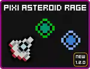 遊戲Pixi Asteroid Rage在線