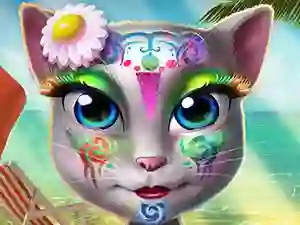 遊戲Kitty Beach Makeup在線