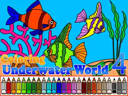 遊戲Coloring Underwater World 4在線