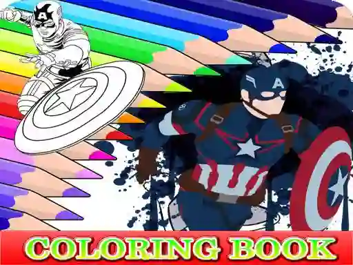 遊戲Coloring Book for Captain America在線