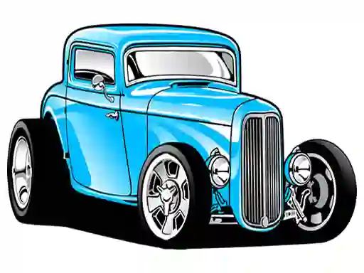 遊戲Hot Rod Coloring在線