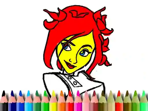 遊戲Back To School: Cute Girl Coloring在線