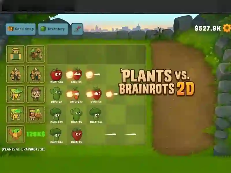 遊戲Plants vs Brainrots 2D在線