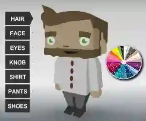 遊戲Coloring Bloxy Boy在線