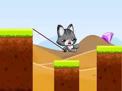 遊戲Swing Cat Endless Jump在線