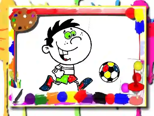 遊戲Football Coloring Time在線