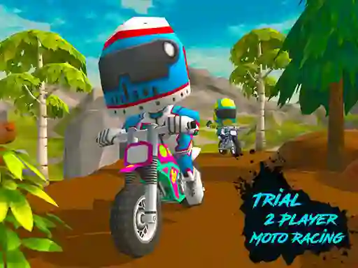 遊戲Trial 2 Player Moto Racing在線