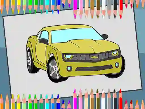 遊戲American Cars Coloring Book在線